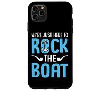 We're Just Here To Rock The Boat Funny Cruise Family Squad Case for iPhone 11 Pro Max