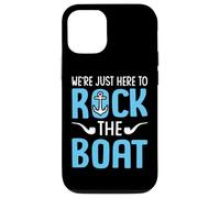 We're Just Here To Rock The Boat Funny Cruise Family Squad Case for iPhone 12/12 Pro