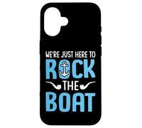 We're Just Here To Rock The Boat Funny Cruise Family Squad Case for iPhone 16