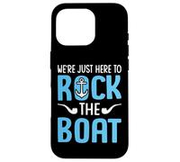 We're Just Here To Rock The Boat Funny Cruise Family Squad Case for iPhone 16 Pro