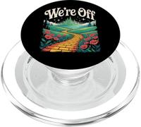 We're Off Funny Yellow Path Brick Wizard Literature School PopSockets PopGrip for MagSafe