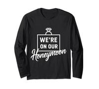 We're on Our Honeymoon Couple Honeymoon Long Sleeve T-Shirt