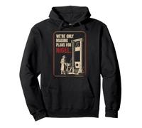 We're Only Making Plans for Nigel Funny British Humour Retro Pullover Hoodie
