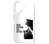 Were watching you eat that funny cat Case for iPhone 17