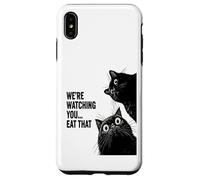 Were watching you eat that funny cat Case for iPhone XS Max
