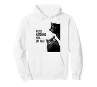 Were watching you eat that funny cat Pullover Hoodie