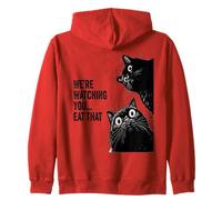 Were watching you eat that funny cat Zip Hoodie