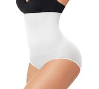 Werena Women Tummy Control Knickers Shapewear Panties | High Waisted Compression Underwear, Seamless Butt Lifting Body Shaper Pants, Anti-Roll Steel Bone Support Shaping Girdle