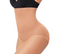 Werena Women Tummy Control Knickers Shapewear Panties | High Waisted Compression Underwear, Seamless Butt Lifting Body Shaper Pants, Anti-Roll Steel Bone Support Shaping Girdle