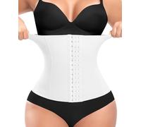 Werena Women Waist Trainer Corset Shapewear Cincher | 7 Steel Boned Waist Shaper, Adjustable Tummy Control Back Support Slimming Belly Belt, Ideal for Workout, Postpartum & Daily