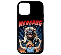 Werepug - Retro Vintage B-Movie 80's Horror Werewolf Dog Pug Case for iPhone 12 mini