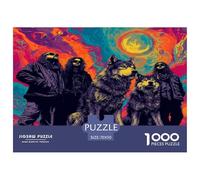 Werewolf Band 1000 Pieces Jigsaw Puzzles for Adults Fun, Challenging & Brainteasing Beautiful Home Decoration Challenge High Difficulty 70x50cm/1000pcs