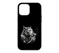 Werewolf Blowing Wishes Funny Dandelion Distressed Graphic Case for iPhone 12 Pro Max