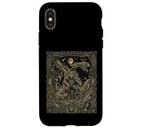Werewolf Constellation Gothic Tarot Card Case for iPhone X/XS
