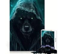 Werewolf Demonic Wolf 1000 Piece Jigsaw Puzzles for Adults Teenagers Thought Training Mindful Leisure Uniform Cut Bday Surprise (50x75cm)