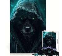 Werewolf Demonic Wolf 1000 Pieces Puzzles for Adults Cognitive Boost Mindful Escape Tight Lock (38x26cm)