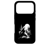 Werewolf Full Moon Horror Graphic Howling Forest Case for iPhone 17 Pro