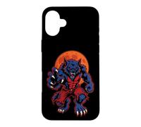 Werewolf Halloween Full Moon Monster Claws Spooky Season Case for iPhone 16 Plus