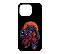 Werewolf Halloween Full Moon Monster Claws Spooky Season Case for iPhone 16 Pro