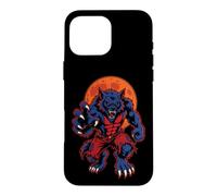 Werewolf Halloween Full Moon Monster Claws Spooky Season Case for iPhone 16 Pro Max