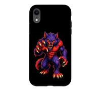 Werewolf Halloween Full Moon Monster Claws Spooky Season Case for iPhone XR
