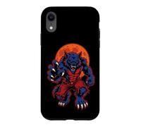Werewolf Halloween Full Moon Monster Claws Spooky Season Case for iPhone XR