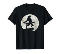 Werewolf Howling at the Moon Value Graphic T-Shirt, Men, Black, L