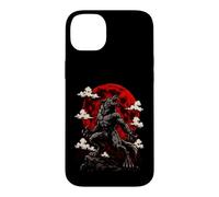 Werewolf Howling Blood Red Moon Horror Art Halloween Case for iPhone 14 Plus