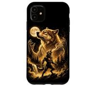 Werewolf Howling Full Moon Horror Forest Fantasy Art Case for iPhone 11