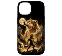 Werewolf Howling Full Moon Horror Forest Fantasy Art Case for iPhone 14