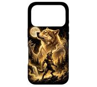 Werewolf Howling Full Moon Horror Forest Fantasy Art Case for iPhone 17 Pro