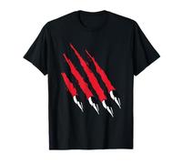 Werewolf Paw Claws Bloody Halloween Costume Horror Wolf T-Shirt
