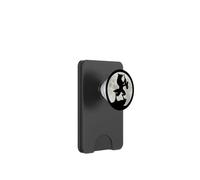 Werewolf Playing Saxophone in Full Moon PopSockets PopWallet for MagSafe