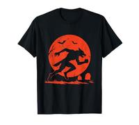 Werewolf Runner Under Moon T-Shirt