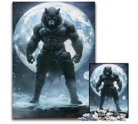 Werewolf Under Full Moon JigsawPuzzle 1000 Pieces for Adults Impossible Jigsaw Puzzles for Adults for Family And Friends Suitable for Ages 14 1000 PCS(75x50cm)