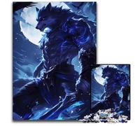 Werewolf Warrior Jigsaw Puzzles 1000 Pieces for Adults Puzzles for Adults Family Activity DIY Home Decor 1000 PCS(75x50cm)