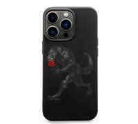 Werewolf with Rose TPU Cell Phone Case Compatible with iPhone 13 Mini/13/13 Pro/13 Pro Max Soft Protective Shell