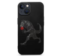Werewolf with Rose TPU Cell Phone Case Compatible with iPhone 13 Mini/13/13 Pro/13 Pro Max Soft Protective Shell