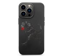 Werewolf with Rose TPU Cell Phone Case Compatible with iPhone 13 Mini/13/13 Pro/13 Pro Max Soft Protective Shell