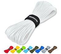 WEREWOLVES Paracord Rope, 7 Strands 4mm 100ft Parachute Cord for Crafts, DIY Projects, Survival Bracelets (White, 100 Feet)