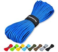 WEREWOLVES Paracord Rope, 7 Strands 4mm 100ft Parachute Cord for Crafts, DIY Projects, Survival Bracelets (Sapphire, 100 Feet)