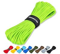 WEREWOLVES Paracord Rope, 7 Strands 4mm 100ft Parachute Cord for Crafts, DIY Projects, Survival Bracelets (Neon Green, 100 Feet), 100 Feet)