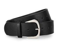 WERFORU Women's Wide Leather Belt for Dresses Jeans Pants Ladies Fashion Wide Belt with Silver Buckle