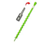 WERHE auger 40mm with SDS Plus adapter Robust drill bit Pile drill bit Drill bit