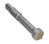 WERHE Bush Hammer HEX30, 9 Teeth, 270 mm, for Concrete and Stone