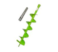 WERHE Earth Auger 150 mm with Carbide Blades - Robust Steel for Tree Planting and Fence Construction - SDS Max compatible - For Professionals and DIYers