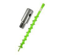 WERHE Earth Auger 50 mm with M14 Adapter, Steel with Carbide Blades, 80 cm