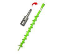 WERHE Earth Auger 50 mm with SDS Plus Adapter, 80 cm Long