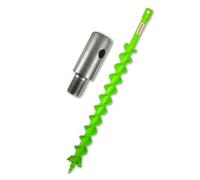 WERHE Earth Auger 60 mm, Double Spiral, M14 Adapter