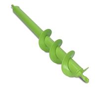 WERHE earth auger 60 mm with carbon steel - back-friendly for plants and fence posts - compatible with cordless screwdrivers and drills - for DIY users
